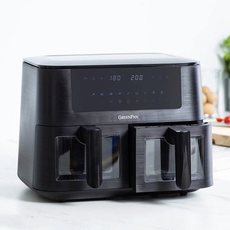 Airfryer avec 2 paniers noir Bistro GreenPan