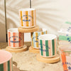 Coffret de 4 tasses en porcelaine 10cl Beach Club Table Passion