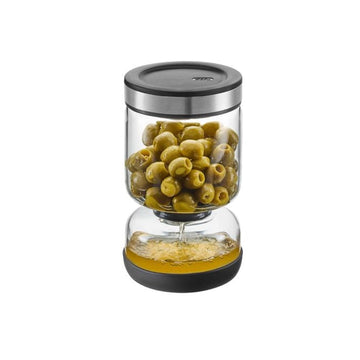 Bocal égouttoir à double chambre Lavina 900ml verre borosilicate Gefu