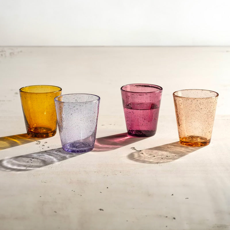 Boîte de 4 verres assortis Sunrise Burano Leonardo