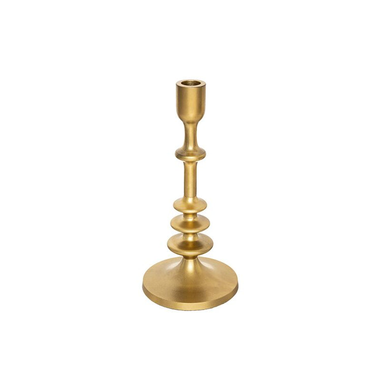 Bougeoir Chandelier Métal Doré 25cm