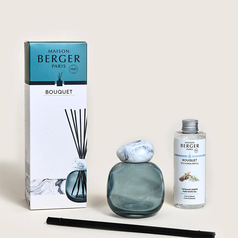 Bouquet parfumée Minéral Bleu Maison Berger