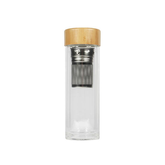 Bouteille avec infuseur en verre