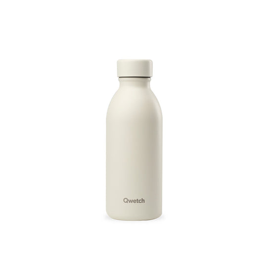 Bouteille isotherme en inox 500ml sable Icon Qwetch