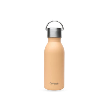 Bouteille isotherme Inox 350 ml Abricot pastel Active Qwetch