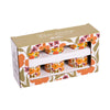 Coffret de 6 tasses jaune en porcelaine 14cl Bloom her Table Passion