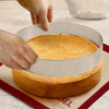 Cercle à tarte perforé inox 24x3,5cm Gobel