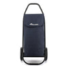 Chariot de course 2 roues en tweed bleu marine Comb Rolser