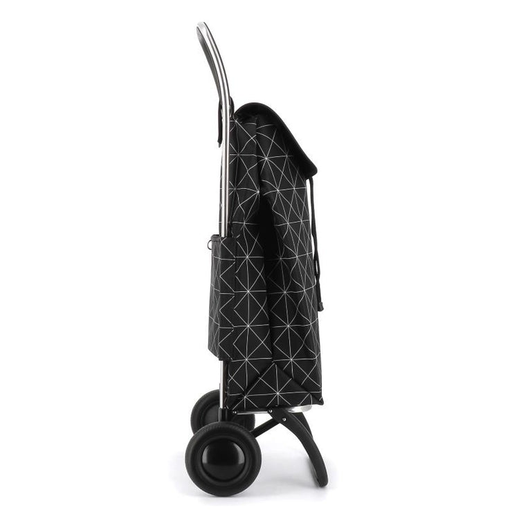 Chariot de course 2 roues noir et blanc avec motif Imax Rolser