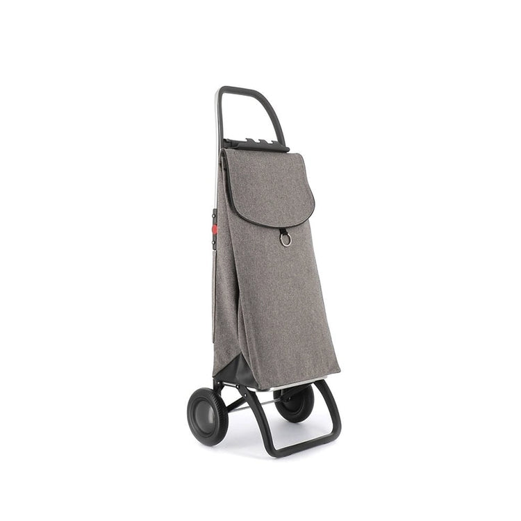 Chariot de course pliable 2 roues gris clair Logic Rolser