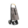 Chariot de course pliable à 4 roues beige marron 8 Plus Ecopep Rolser