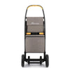 Chariot de course pliable à 4 roues beige marron 8 Plus Ecopep Rolser