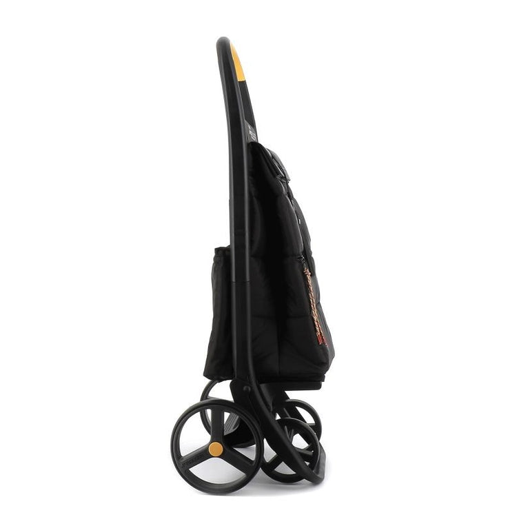 Chariot de course pliable à 4 roues noir 8 plus Ecopep Rolser