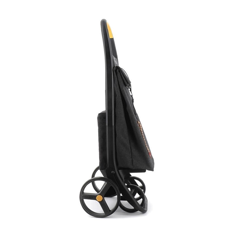 Chariot de course pliable à 4 roues noir 8 Plus Ecopep Rolser