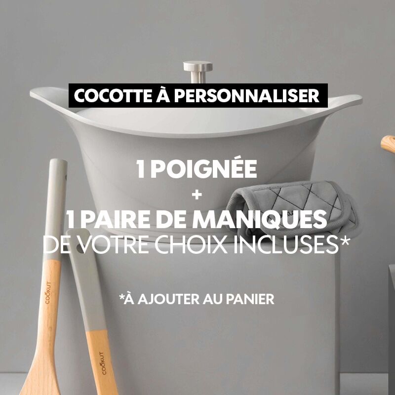 Cocotte personnalisable grise
