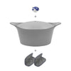 Cocotte personnalisable 28 cm grise Cookut