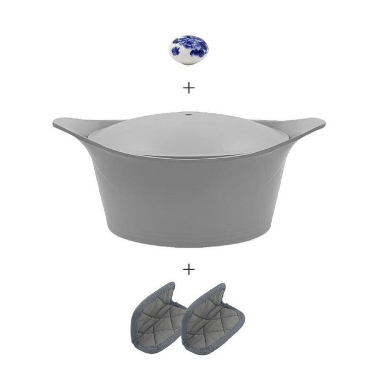 Cocotte personnalisable 28 cm grise Cookut