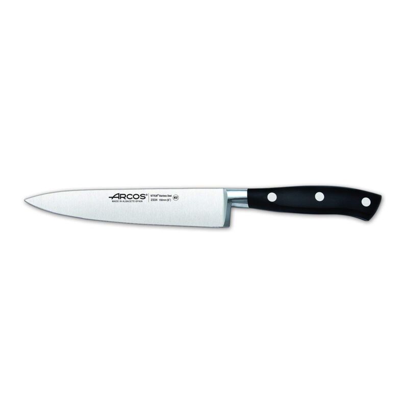 Couteau à découper 20 cm noir Riviera Arcos