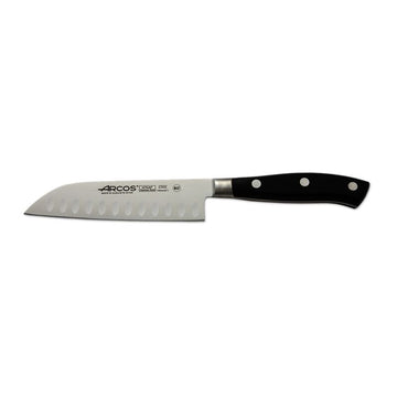 Couteau Santoku noir 14 cm Riviera Arcos