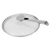 Couvercle Platine en verre bombé 14 cm Mutine Cristel