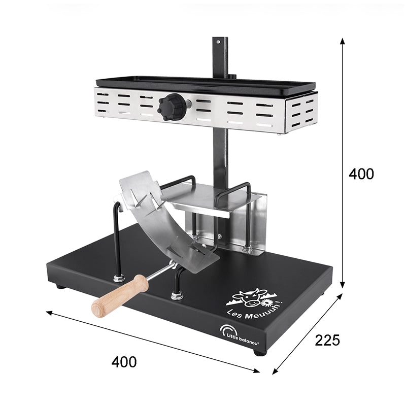 Appareil à raclette traditionnel Pro Savoyarde 1/2 meule Meuuuh Little Balance