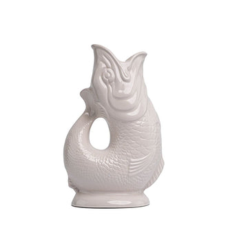Carafe XL crème céramique design poisson 1,2L Gluckigluck