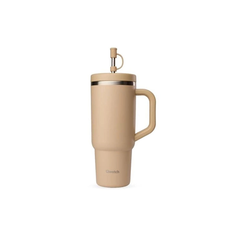 Gourde isotherme Acier inoxydable recyclé 900 ml Lin Travel Cup Qwetch
