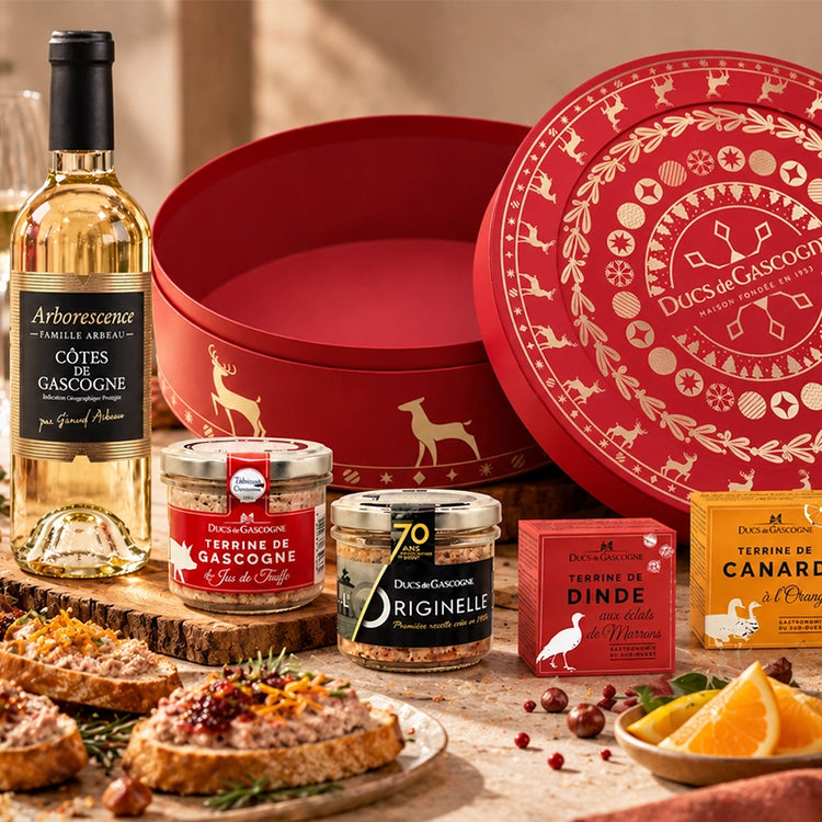 Coffret Le Gourmand 2026 spécialités du Sud-Ouest Ducs de Gascogne