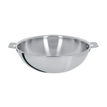 Wok en inox 24 cm Casteline Cristel