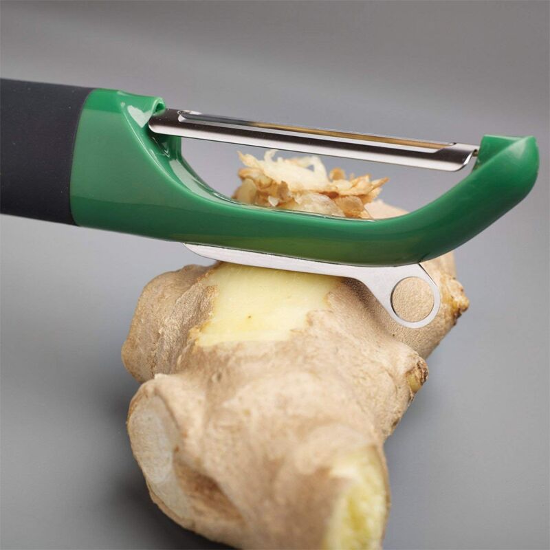 Éplucheur 3-en-1 acier inoxydable ergonomique vert Multi-Peel Joseph Joseph