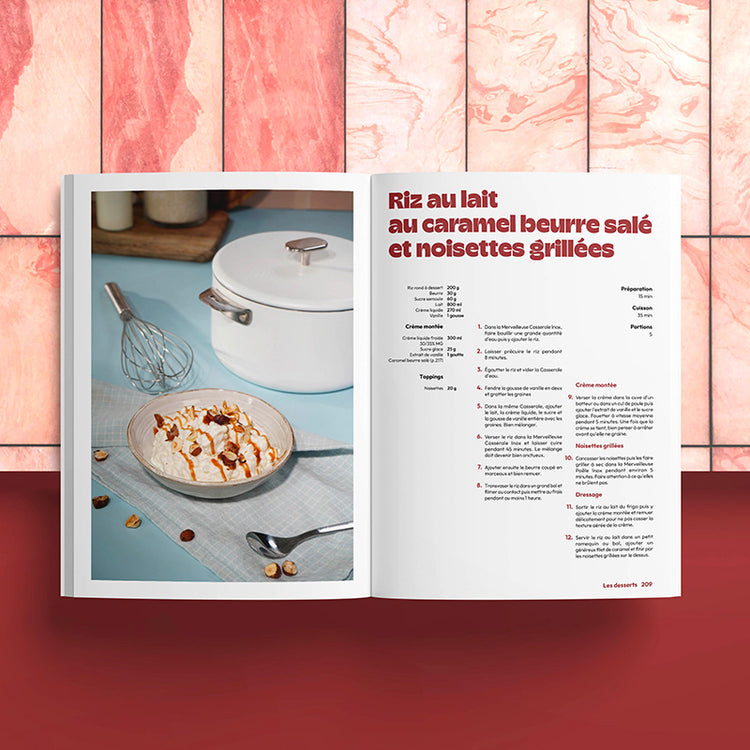 Livre de recettes gourmandes spéciale inox Cookut