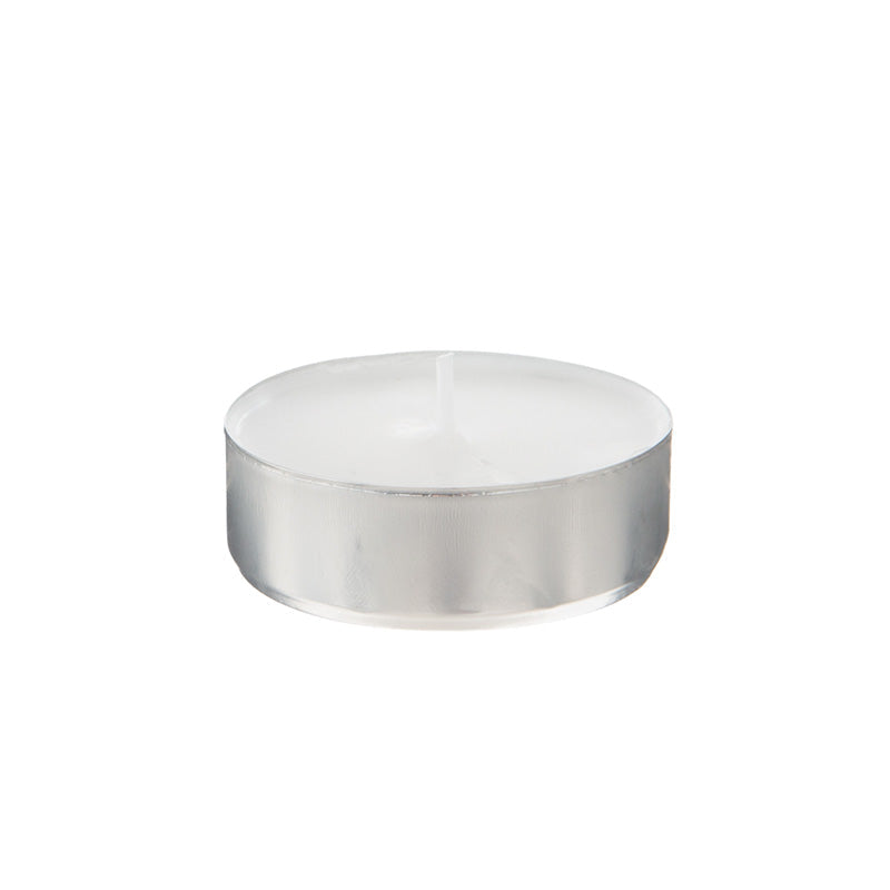 6 bougies chauffe plat 5,6 cm blanches Atmosphera
