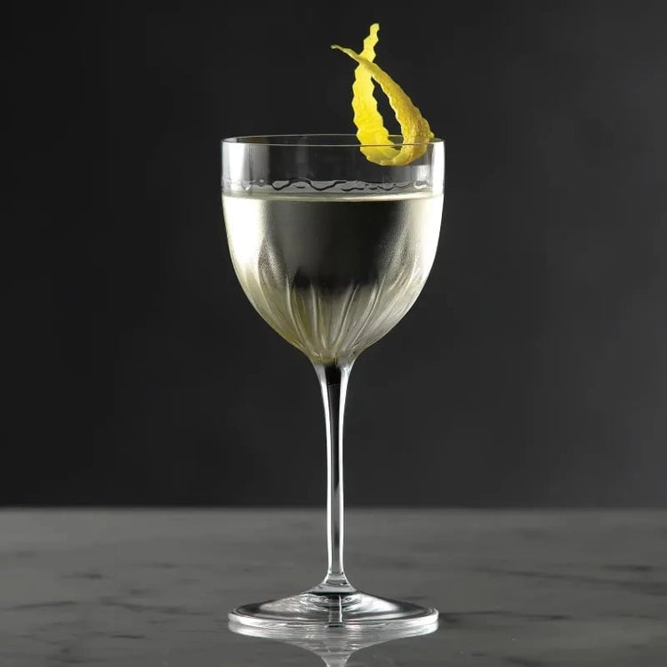 Lot 6 verres à pied Nick & Nora Cristallin 15 cl Transparent Mixology Bormioli