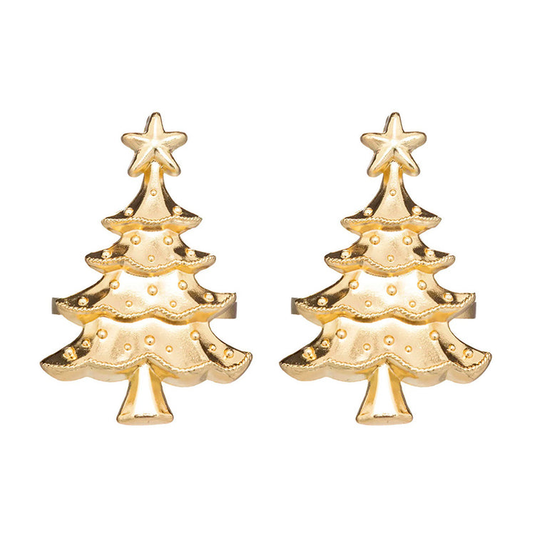 Lot de 2 ronds de serviette sapin Feeric Lights & Christmas