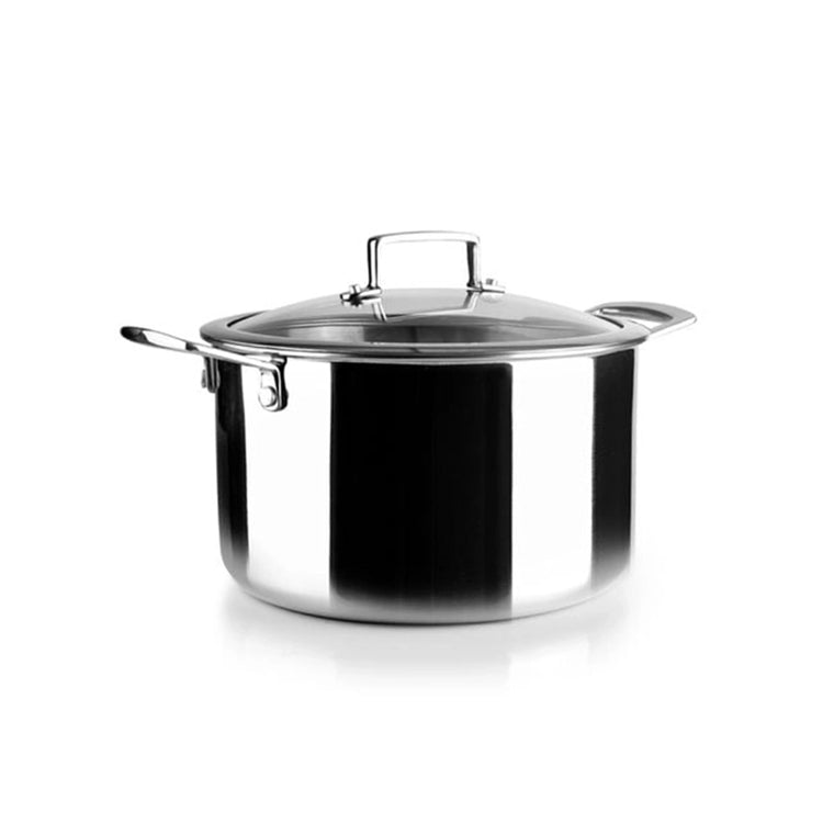Marmite en inox de 24 cm Triply Natural Ibili