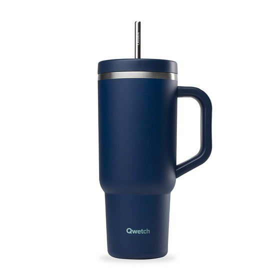 Mug isotherme en inox 900ml marine Travel Cup Qwetch