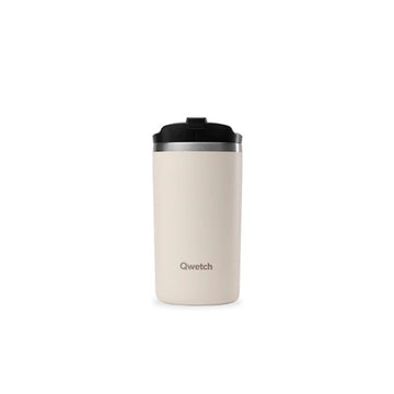 Mug isotherme Inox 350 ml Tilleul Qwetch
