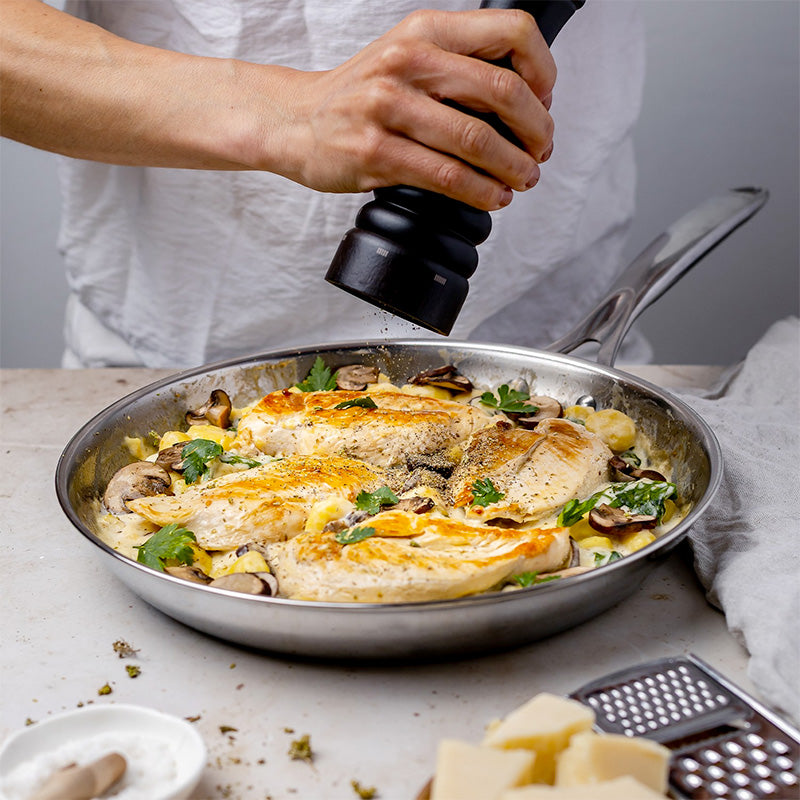 Poêle en inox 20 cm Castel'Pro Ultraply Cristel