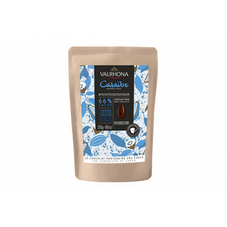 Chocolat pâtissier noir Caraïbe 66% 250 g Valrhona