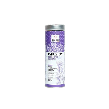 Boîte Infusion Violette In Love 100 g Quai Sud