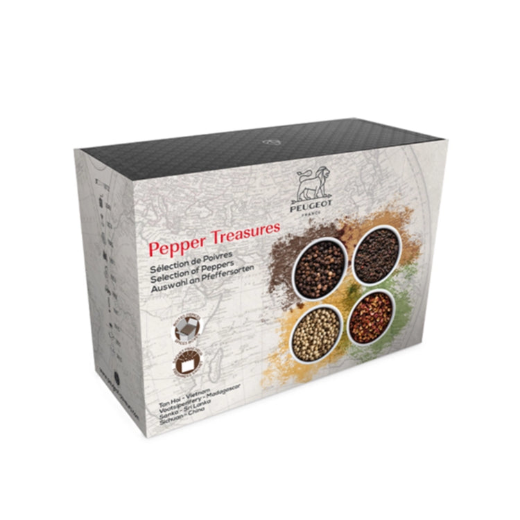 Coffret Sélection 4 Poivres du Monde Peugeot
