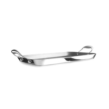 Plancha lisse en inox de 38 cm Triply Natural Ibili