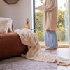 Plaid coccon 200x150 cm beige Tiseco