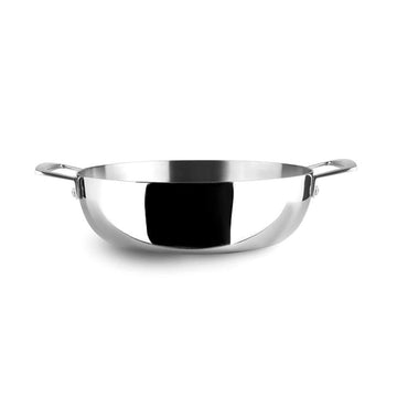 Poêle avec anses en inox de 28 cm Triply Natural Ibili