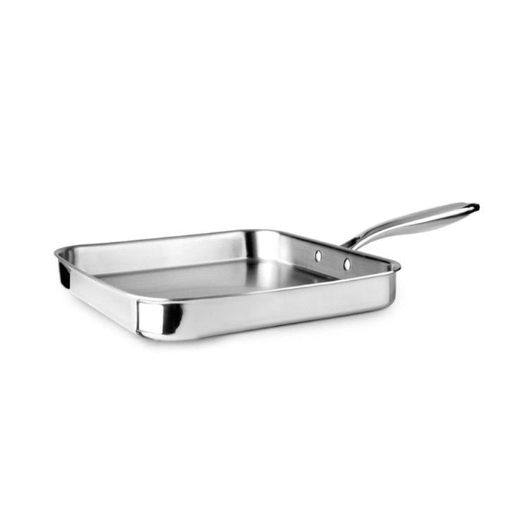 Poêle grill carré de 28 cm Triply Natural Ibili