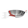 Poêle inox 20cm Casteline Cristel