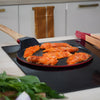 Poêle plancha crêpière 26cm rouge Cookut