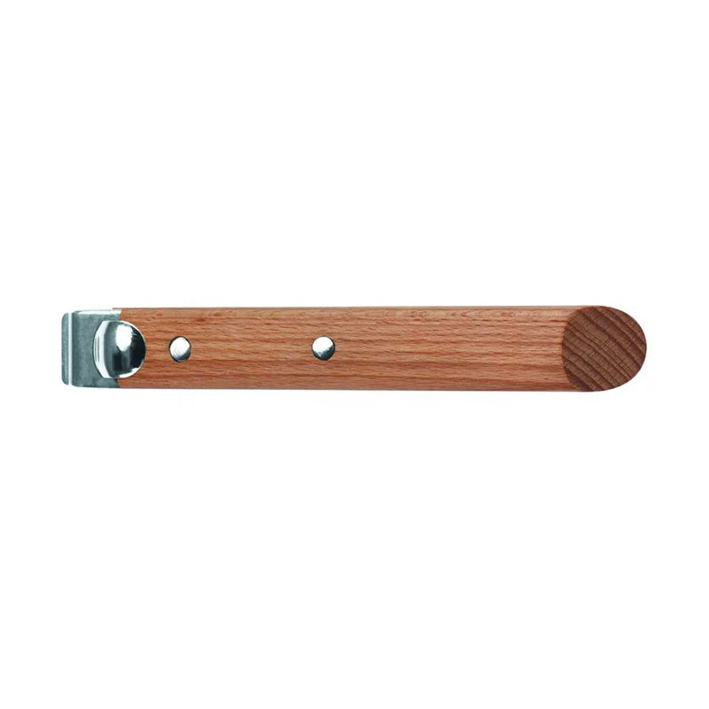 Poignée en inox et bois de hêtre Casteline Cristel