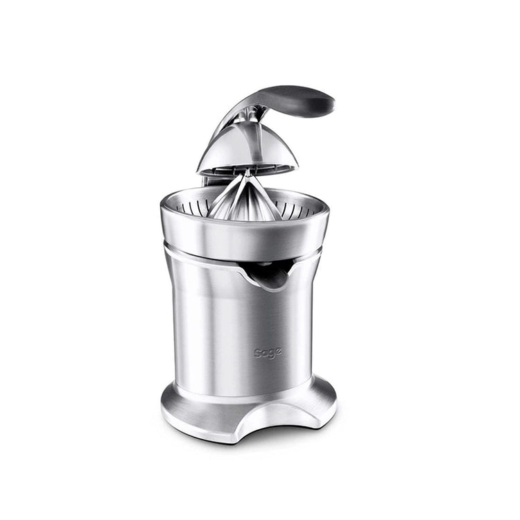 Presse-agrumes en acier inoxydable brossé Citrus Press Pro Sage