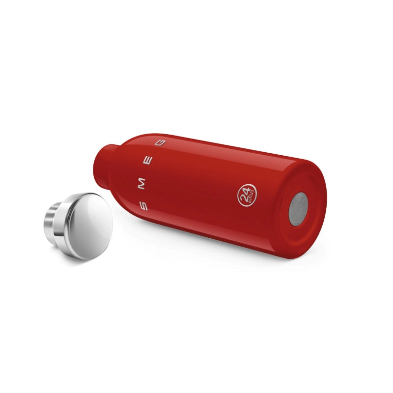 Bouteille isotherme en acier inoxydable 500ml Rouge Années 50 Smeg